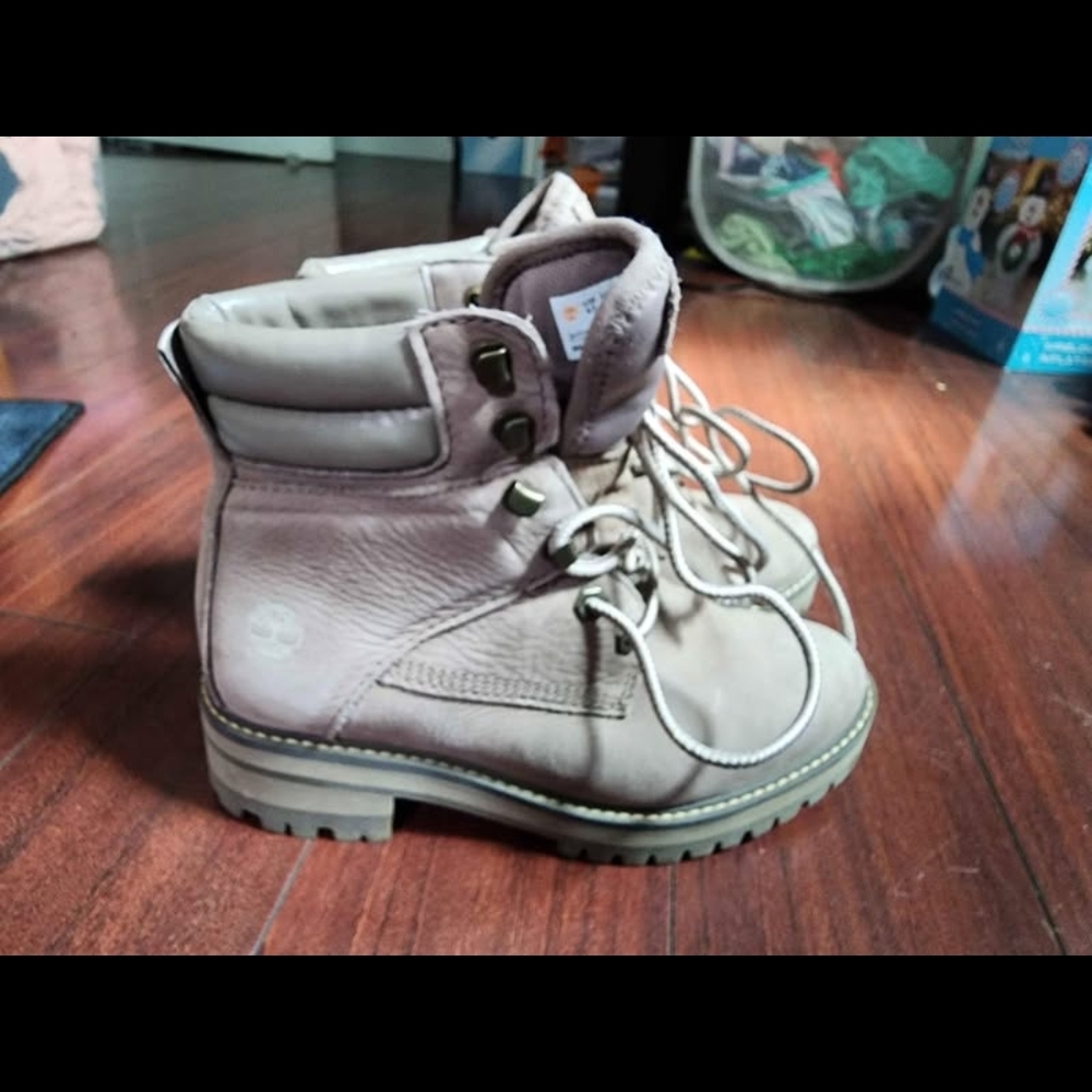 Timberland Light Gray Boots